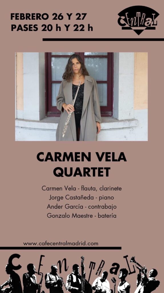 Café Central Madrid – 26 y 27 de Febrero a las 20h y 22h